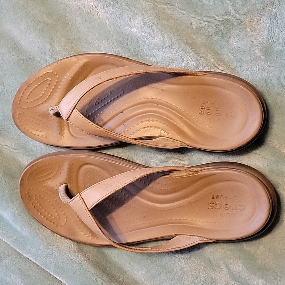 Crocs flip flops